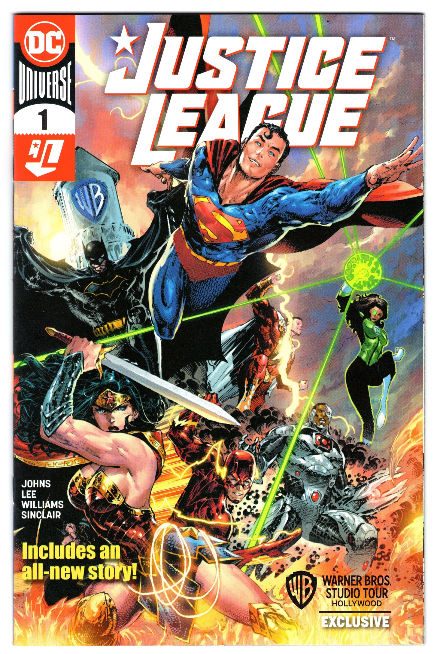 Justice League #1 - "Warner Bros Studio Tour Exclusive Comic Book" Jim Lee (2011 - DC Comics) NM