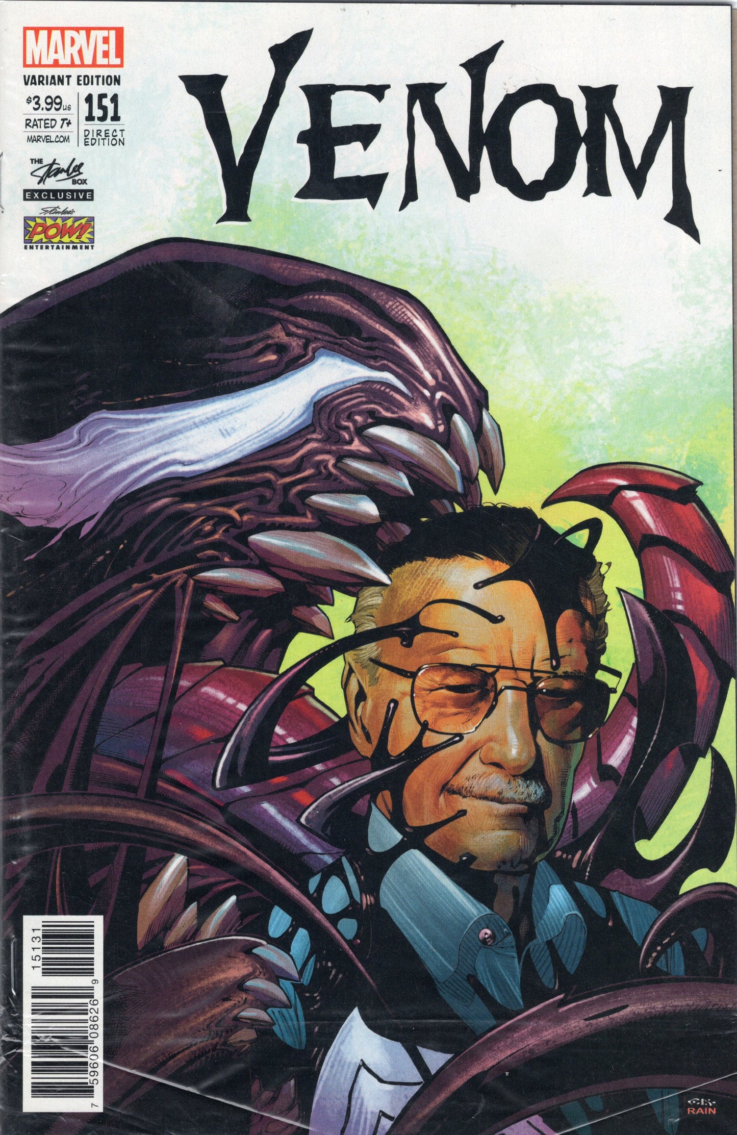 Venom - Issue #151 "Stan Lee Box Variant Limited Edition - Liz Allan App." Sealed Polybag! (Aug. 2017 - Marvel Comics) NM+