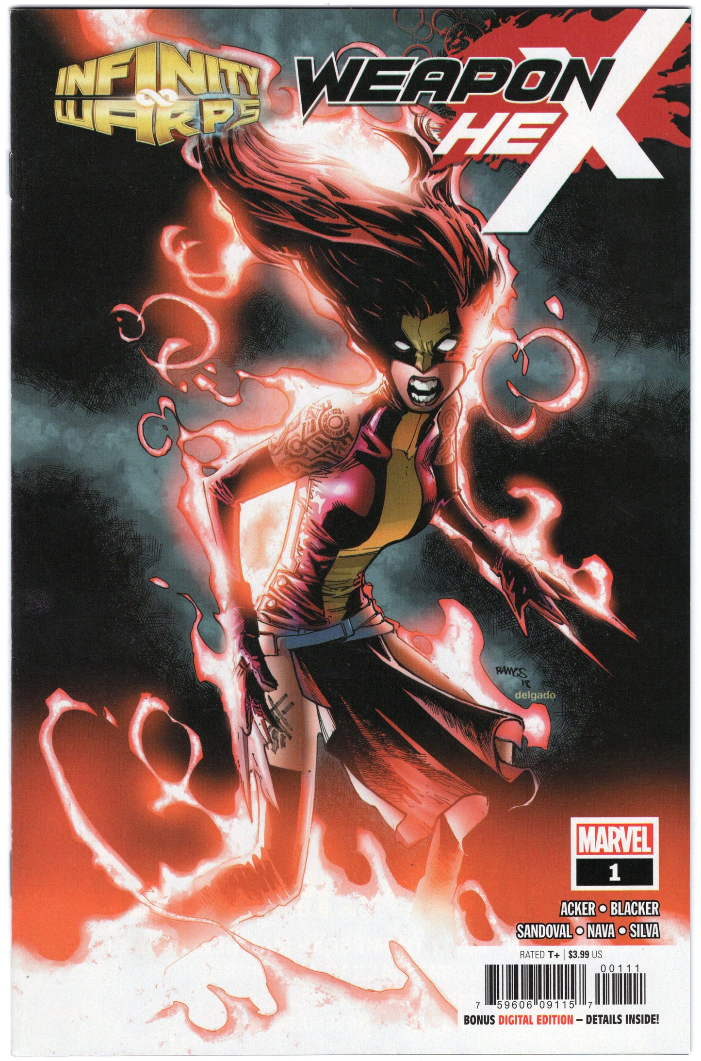 Infinity Warps - Weapon Hex - Issue #1 (Dec. 2018 - Marvel Comics) NM-