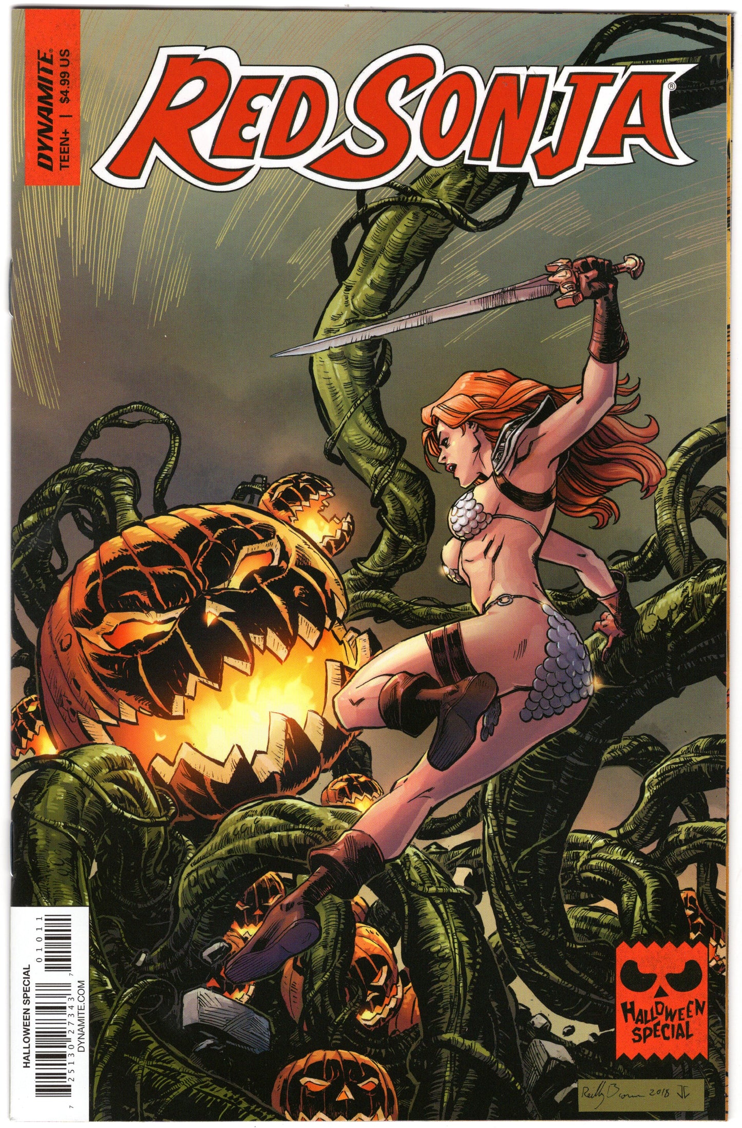 Red Sonja "Halloween Special" - Issue #0 (Oct. 2018 - Dynamite Entertainment) VF/NM