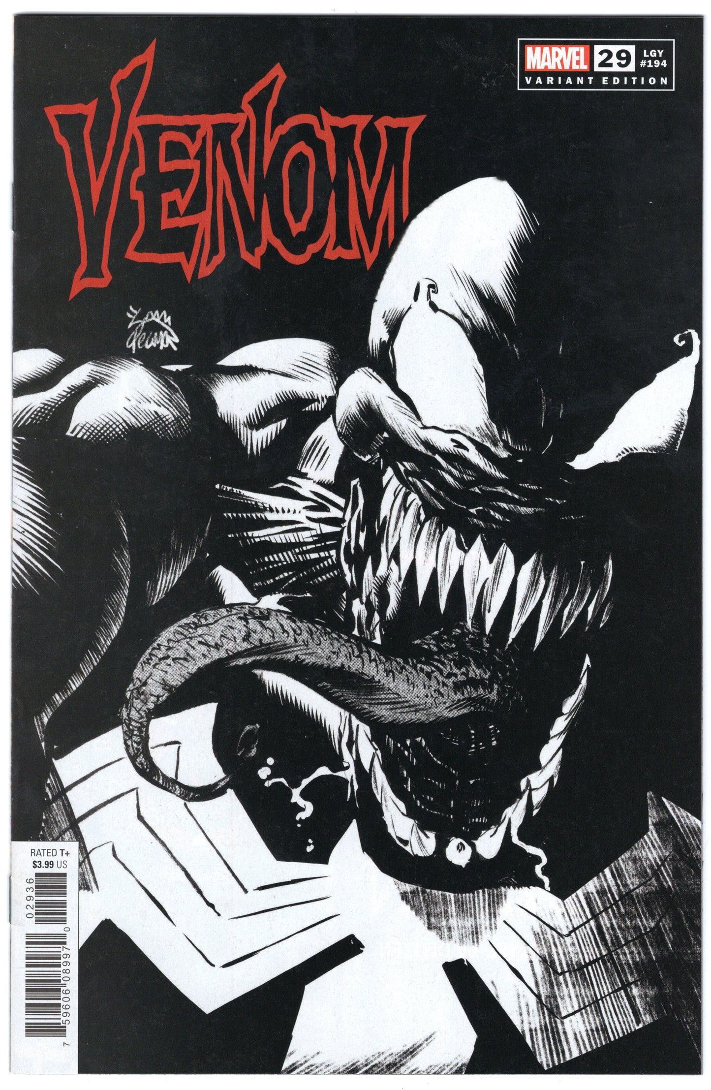 Venom - Issue #29 "1:25 Retailer Incentive Variant Cover" (Dec. 2020 - Marvel Comics) NM