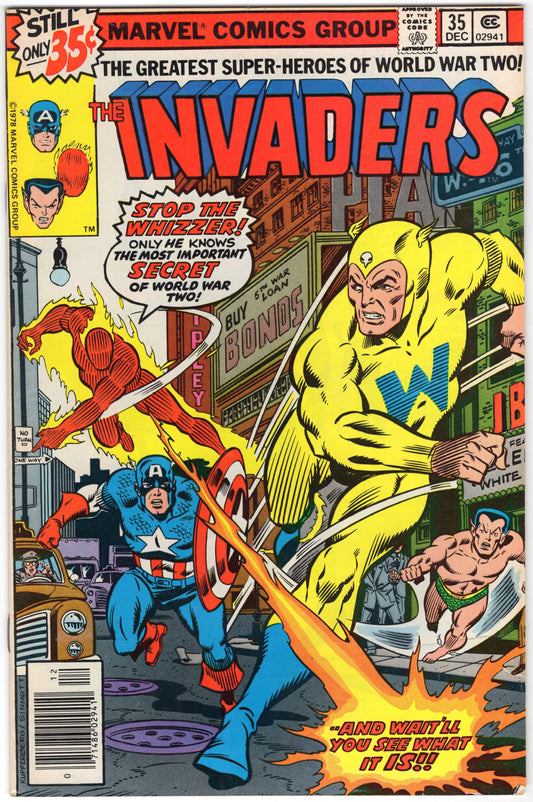 The Invaders - Issue #35 "1st appearance of Iron Cross" (Dec. 1978 - Marvel Comics) FN-