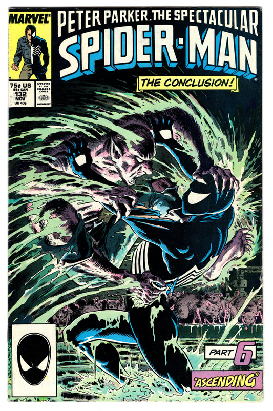 Peter Parker, The Spectacular Spider-Man Issue #132 (Nov. 1987, Marvel) VG+